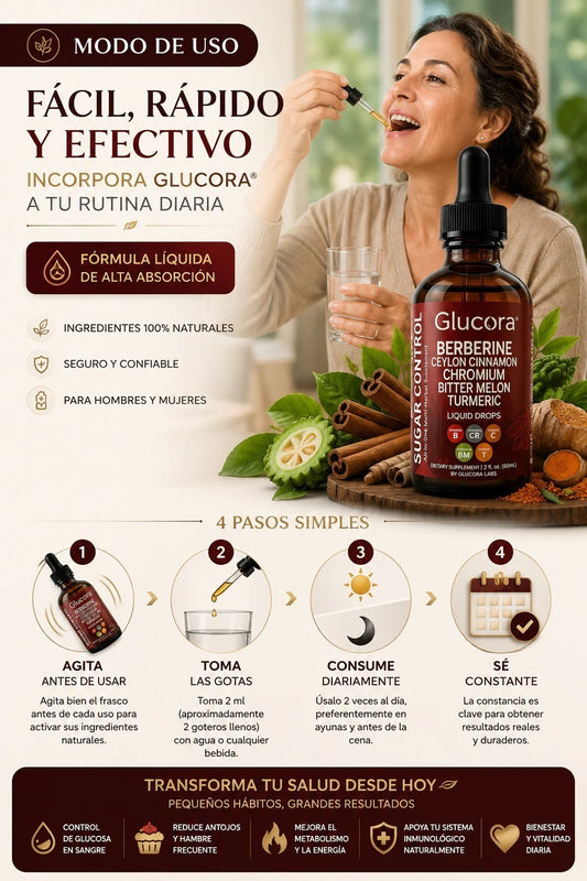 Glucora™ | Apoya el Control de la Glucosa y el Metabolismo de Forma Natural