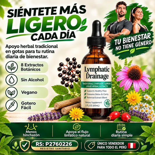 PurezaDrops™ | Drena Naturalmente la Hinchazón del Rostro, Abdomen y Piernas
